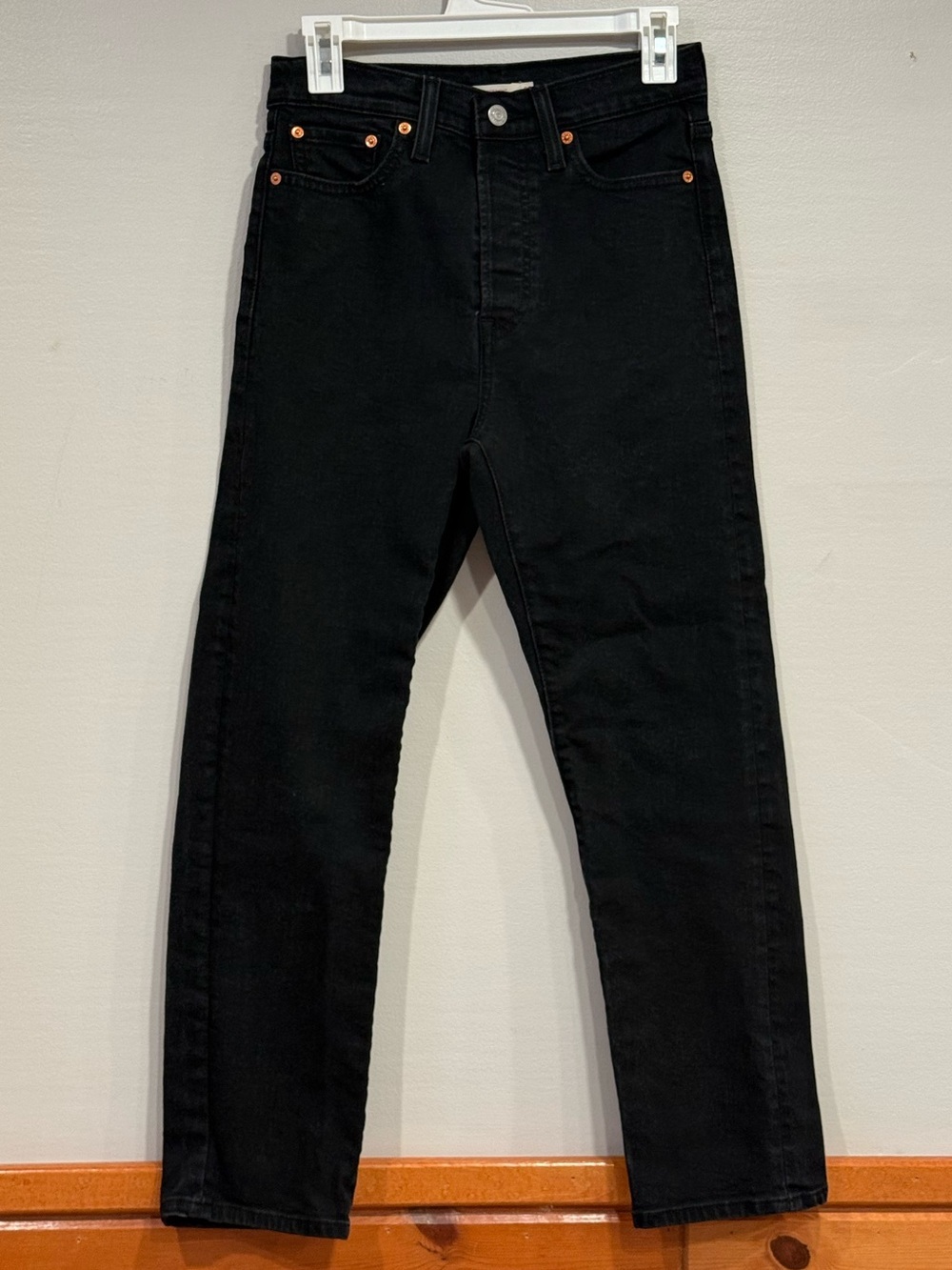 Levi's Black Wedgie Straight Women's Jeans 28x28